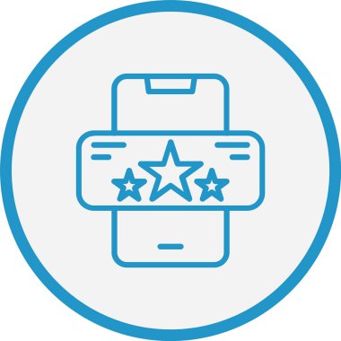 Beğeni Çizgisi Mavi Çember