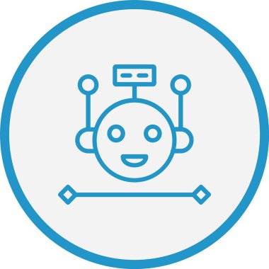 Robot Hattı Mavi Çember