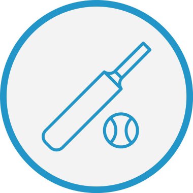 Kriket Çizgisi Mavi Çember