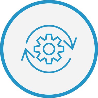 Yedekleme Hattı Mavi Çember