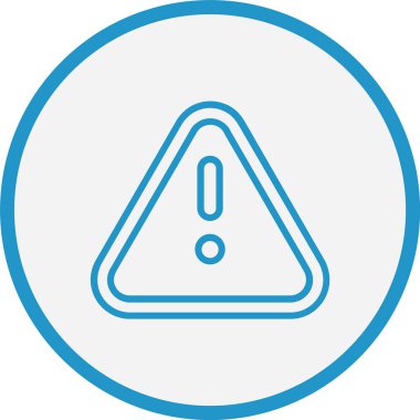 Tehlike İşareti Mavi Çember