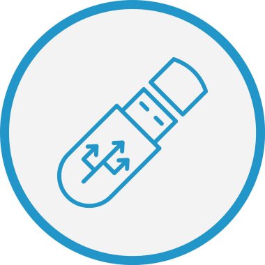 Flaş Sürücü Hattı Mavi Çember