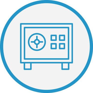 Güvenli Kutu Satırı Mavi Çember