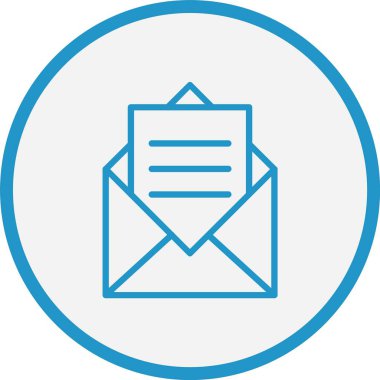 Posta Satırı Mavi Çember