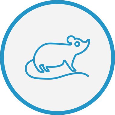 Fare Çizgisi Mavi Çember