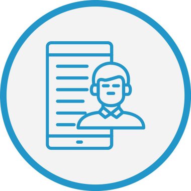 Telefon Bağımlısı Mavi Çember