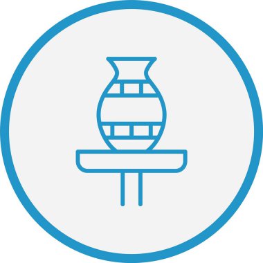 Potter Çizgisi Mavi Çember