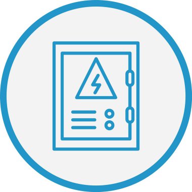 Elektrik Paneli Hat Mavi Çember