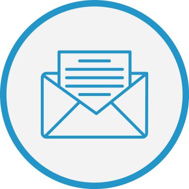 E- posta Satırı Mavi Çember