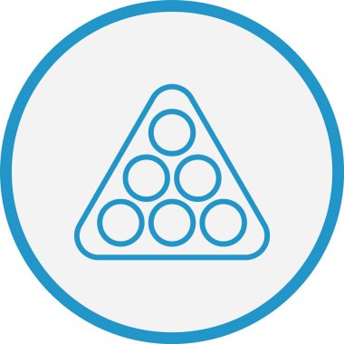 Snooker Çerçeve Çizgisi Mavi Çember