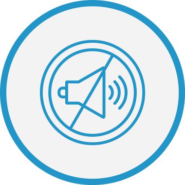 Sessiz Çizgi Mavi Çember