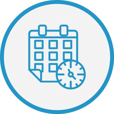 Zaman Çizelgesi Mavi Çember