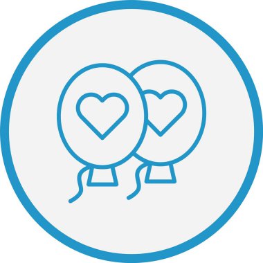 Balonlar Mavi Çember