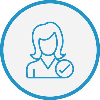 Onaylanmış Aday Satırı Mavi Çember