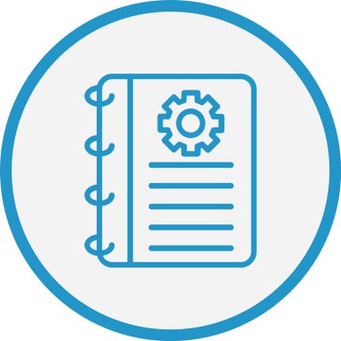 Not Defteri Mavi Çember