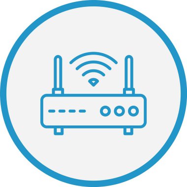 Yönlendirici Çizgisi Mavi Çember