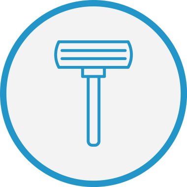 Ustura Çizgisi Mavi Çember