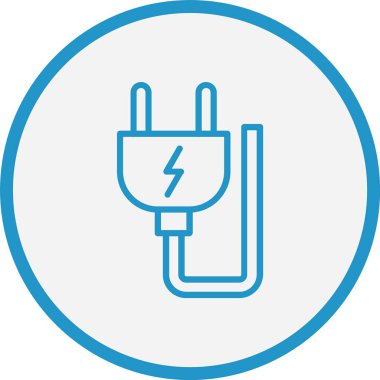 Fiş Çizgisi Mavi Çember