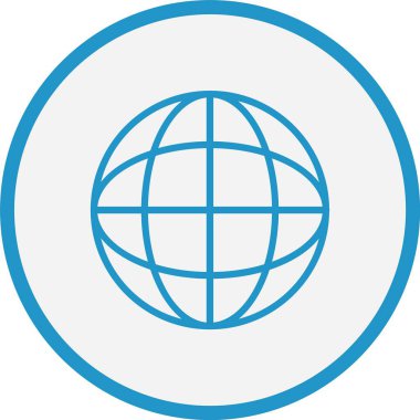 Dünya Çizgisi Mavi Çember