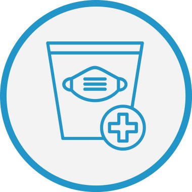 Çöp Kutusu Hat Mavi Çember