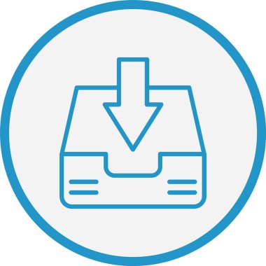 Gelen Satırı Mavi Çember