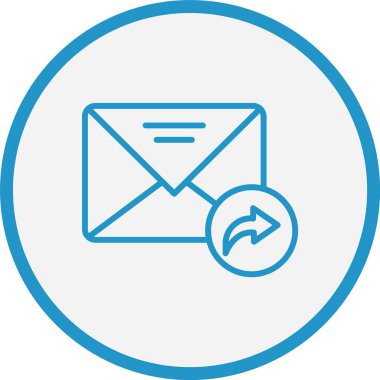 Posta İleti Satırı Mavi Çember