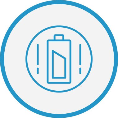 Pil Seviyesi Mavi Çember