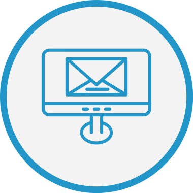 E- posta Satırı Mavi Çember