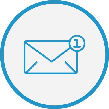 Posta Satırı Mavi Çember