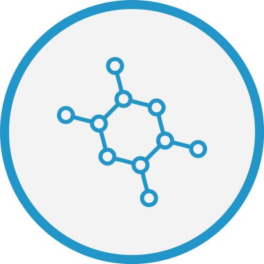 Bilim Çizgisi Mavi Çember