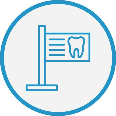 Tahta Satır Mavi Çemberi İmzala