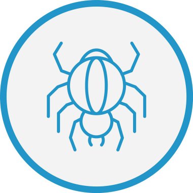 Örümcek Çizgisi Mavi Çember