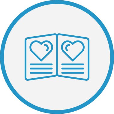 Kart Çizgisi Mavi Çember