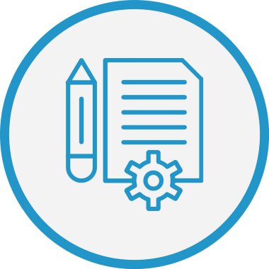 Sözleşme Çizgisi Mavi Çember