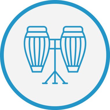 Conga Çizgisi Mavi Çember