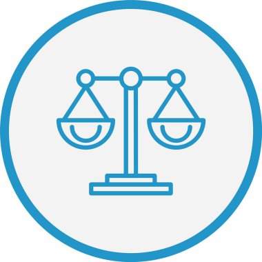 Ahlak Çizgisi Mavi Çember