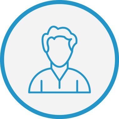 Kullanıcı Satırı Mavi Çember