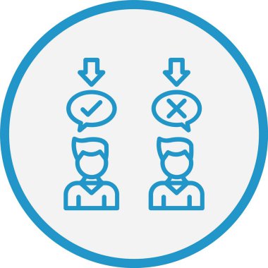 Muhalefet Çizgisi Mavi Çember