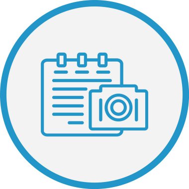 Not Çizgisi Mavi Çember