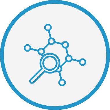 Bilim Çizgisi Mavi Çember