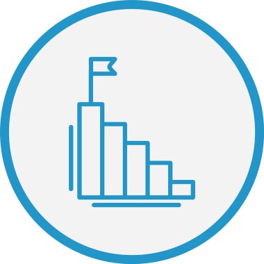 Başarı Çizgisi Mavi Çember