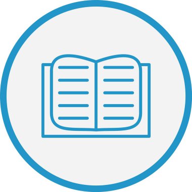 Kitap Satırı Mavi Çember