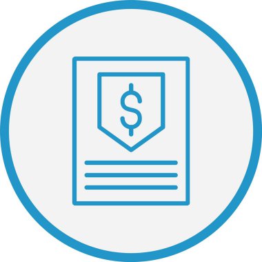 Politika Çizgisi Mavi Çember