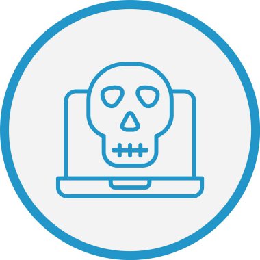 Kurukafa Çizgisi Mavi Çember