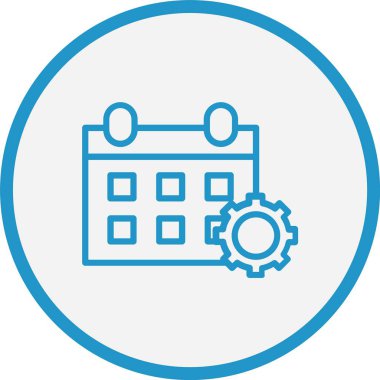 Olay Yönetim Çizgisi Mavi Çember