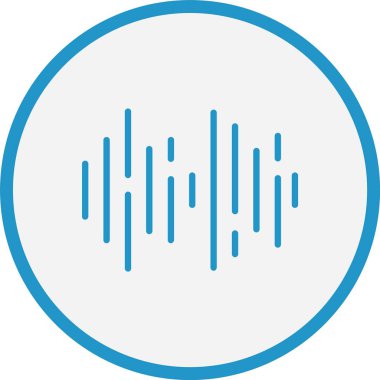 Eşitleştirici Çizgi Mavi Çember