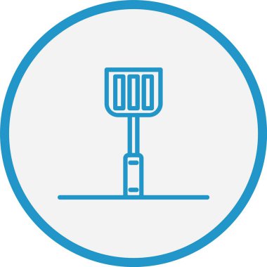 Lastik Spatula Çizgisi Mavi Çember