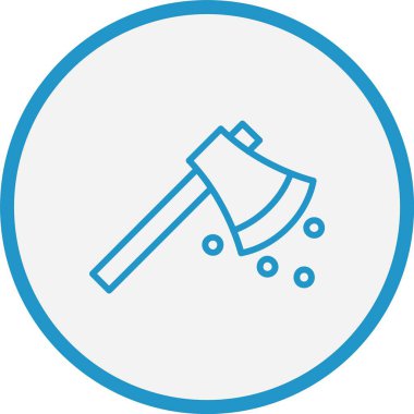 Balta Çizgisi Mavi Çember