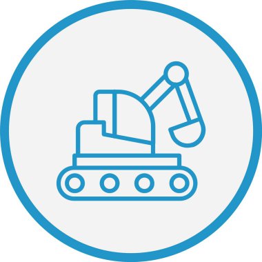 Kazıcı Çizgisi Mavi Çember