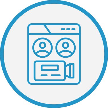 Buluşma Çizgisi Mavi Çember